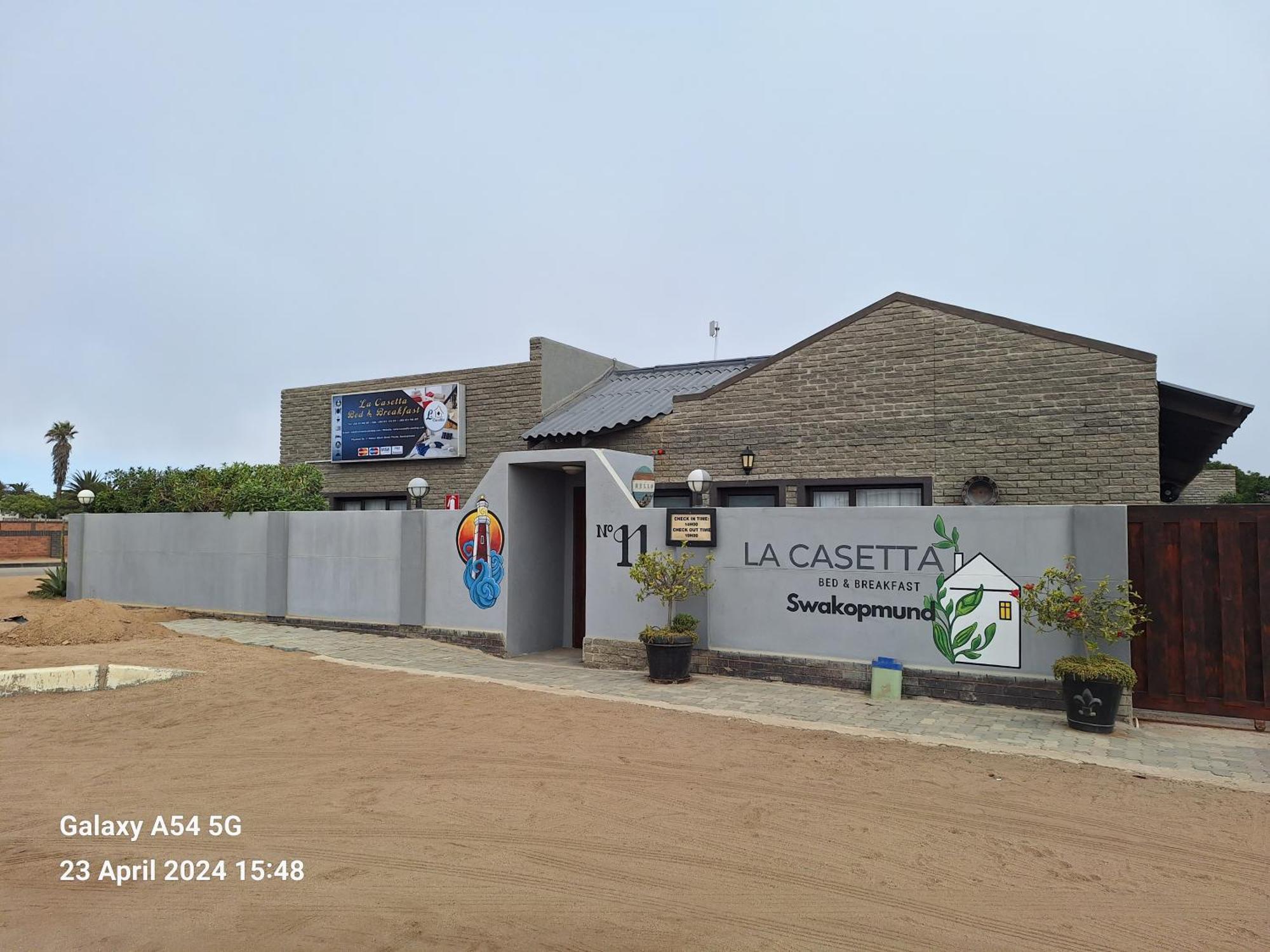 La Casetta Bed & Breakfast Swakopmund Eksteriør billede